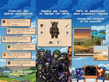 Pixelio - Habit tracker RPG iPad screenshot