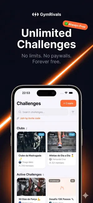 GymRivals · Fitness challenge screenshot 2