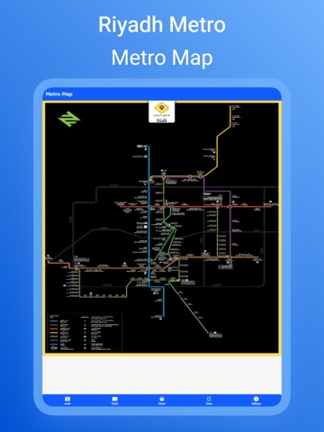 Riyadh Metro Guide Unofficial iPad screenshot