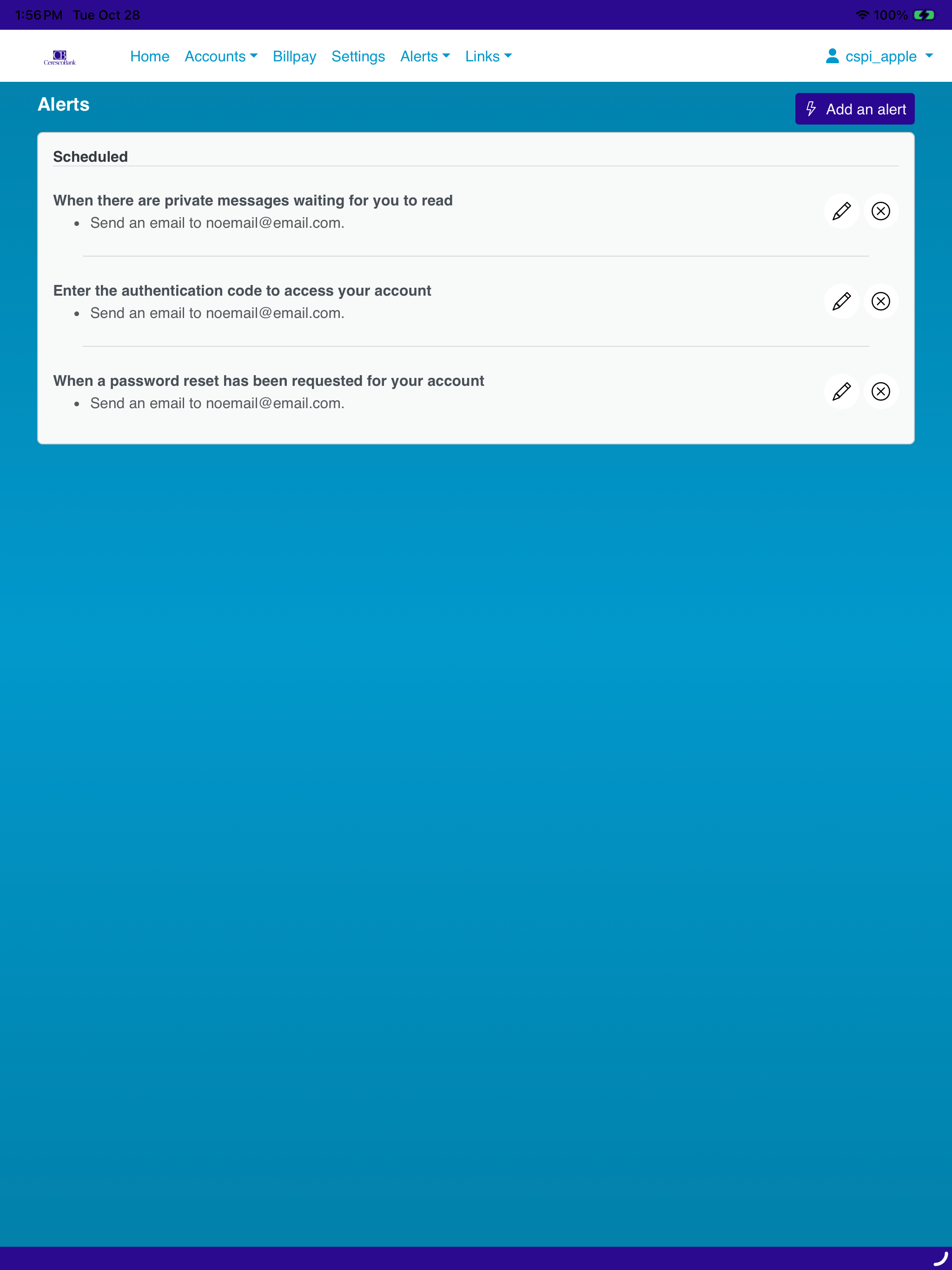 CerescoBank Mobile screenshot 10