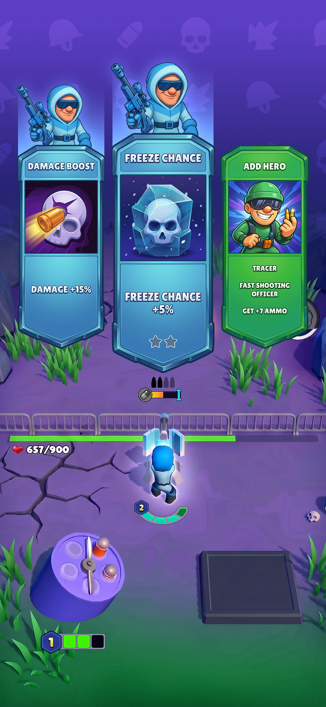 Bullet Heroes: TD RPG Shooter screenshot 3