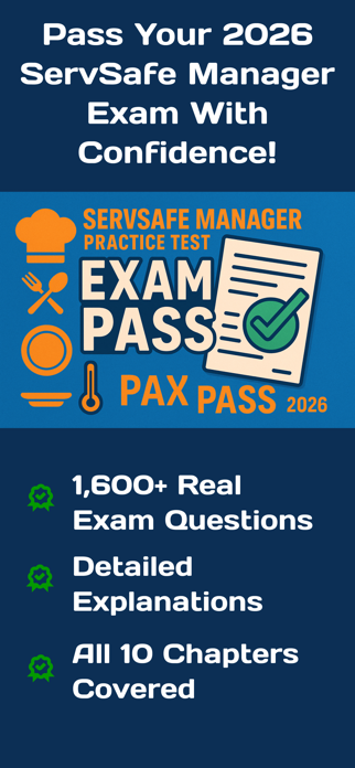 Servsafe Manager Practice Test Screenshot 1 of 10