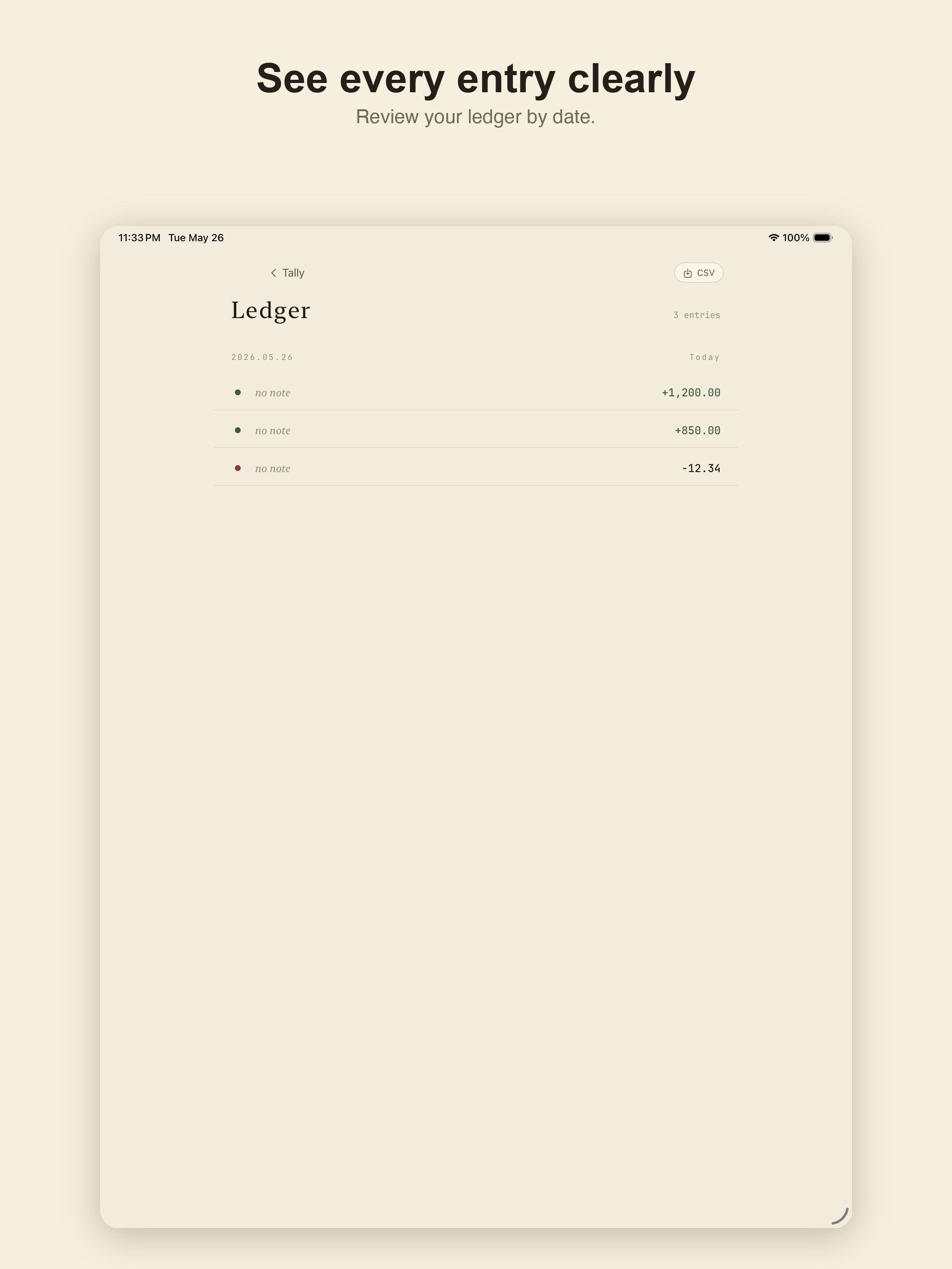 Tally: Simple Ledger screenshot 7