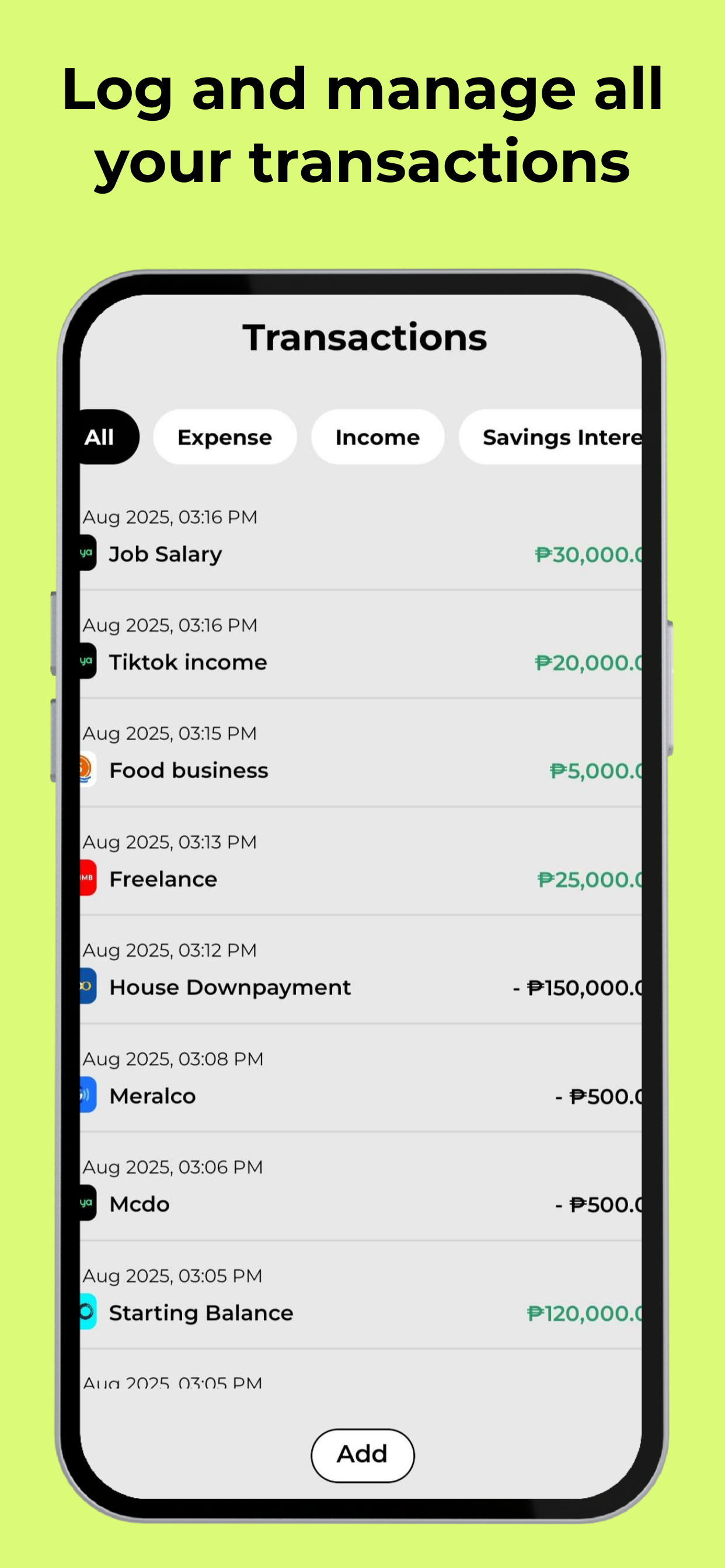 Lemoneyd – Finance Tracker
