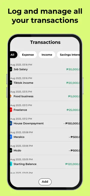 Lemoneyd – Finance Tracker iPhone screenshot 3