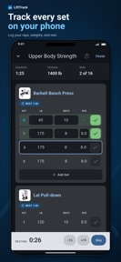 LiftTrack: Strength Training screenshot