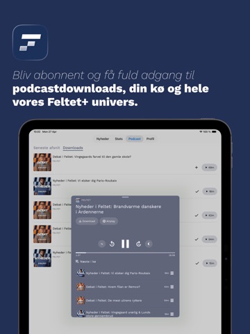 Feltet.dk iPad screenshot