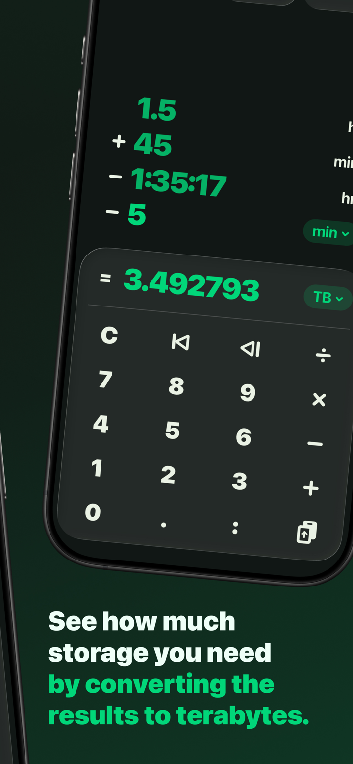 ClipCalc screenshot 2