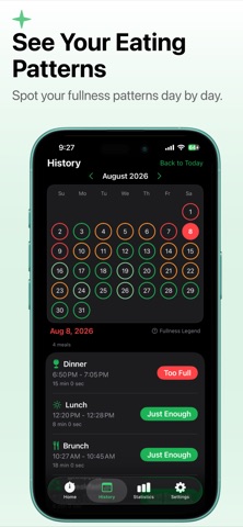 Eat Enough: Fullness Tracker Screenshot 4 of 5