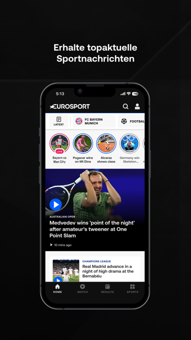 Eurosport screenshot 3