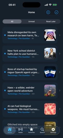 Flowist: RSS Reader screenshot