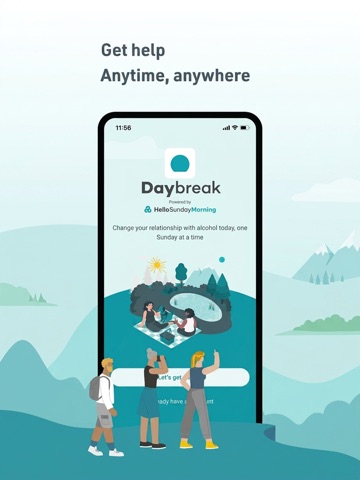 Daybreak - Alcohol Support iPad screenshot