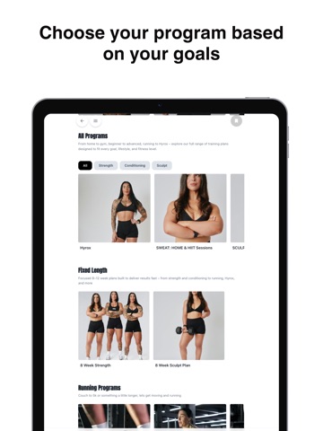 SORELLA ONLINE iPad screenshot