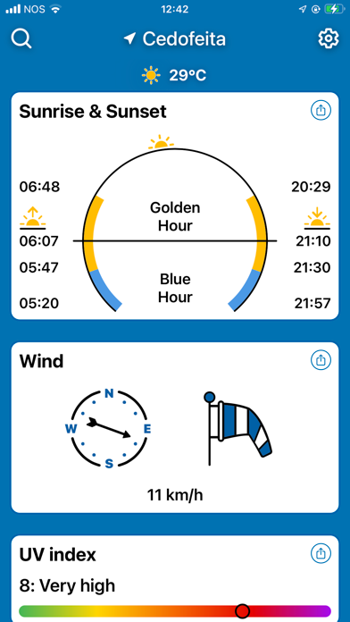 Weather Forecast by Climacam iPhone screenshot 6 - Weather app
