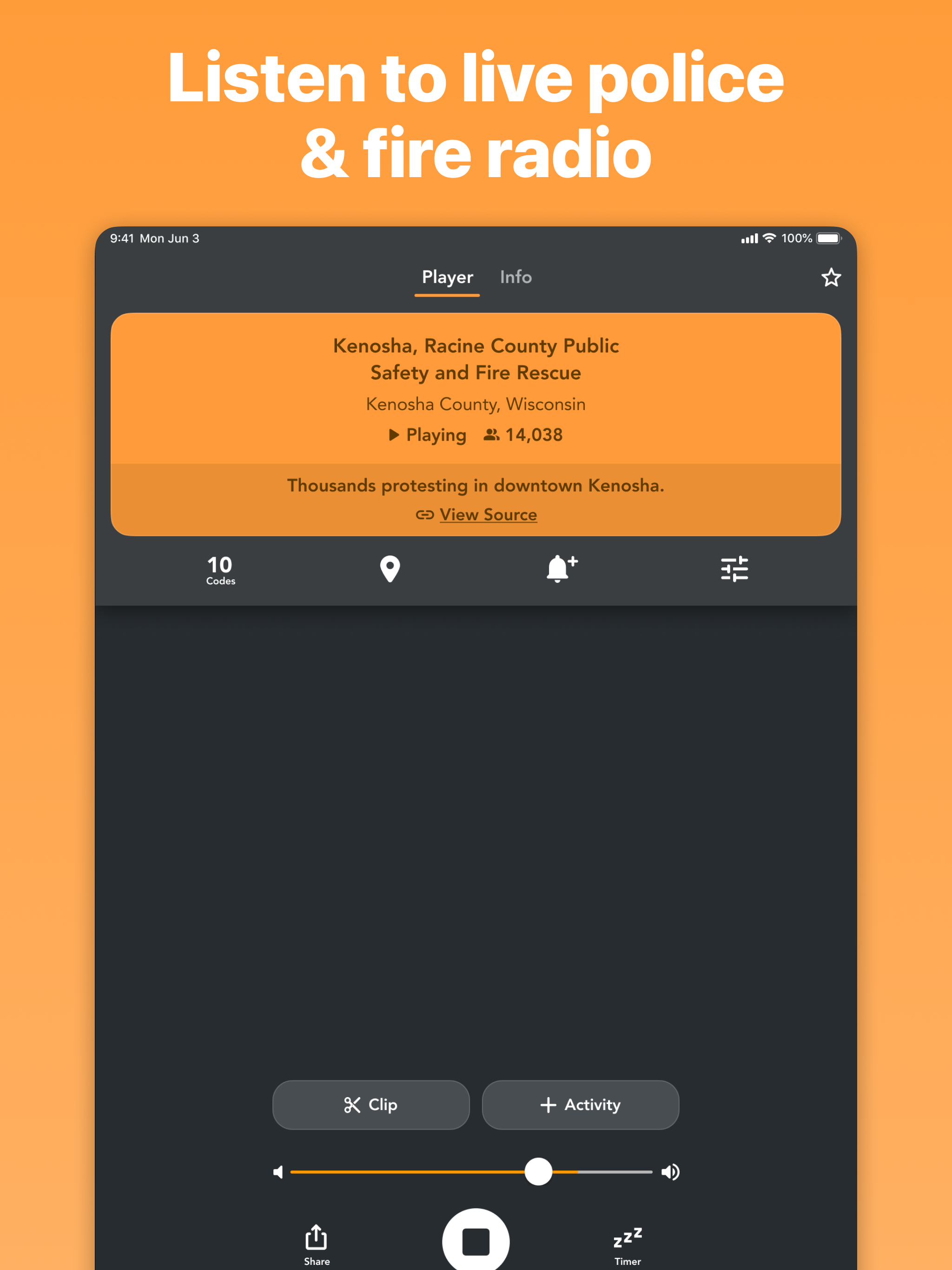 Police Scanner Radio & Fire screenshot 8