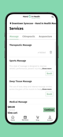 Hand in Health screenshot