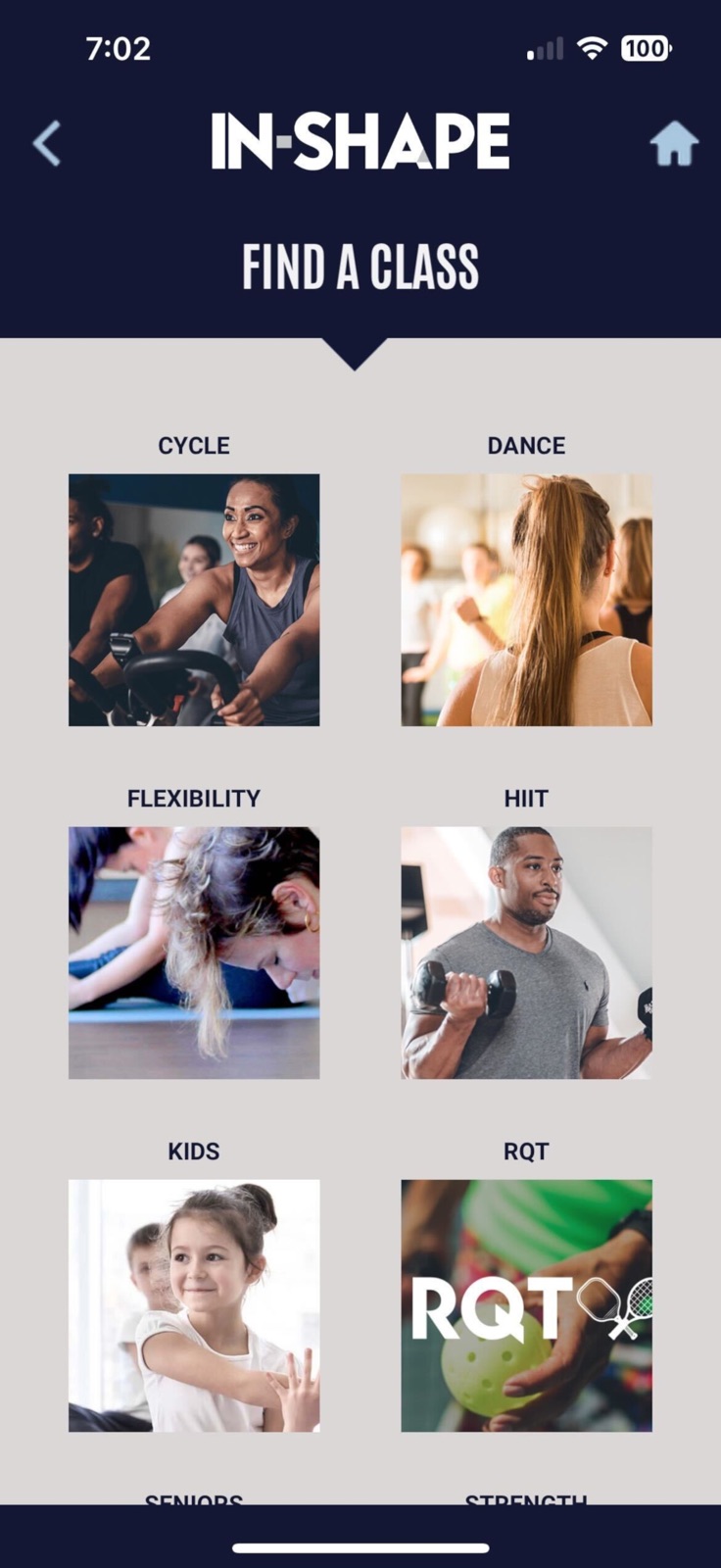 In-Shape Fitness iphone screenshot 2