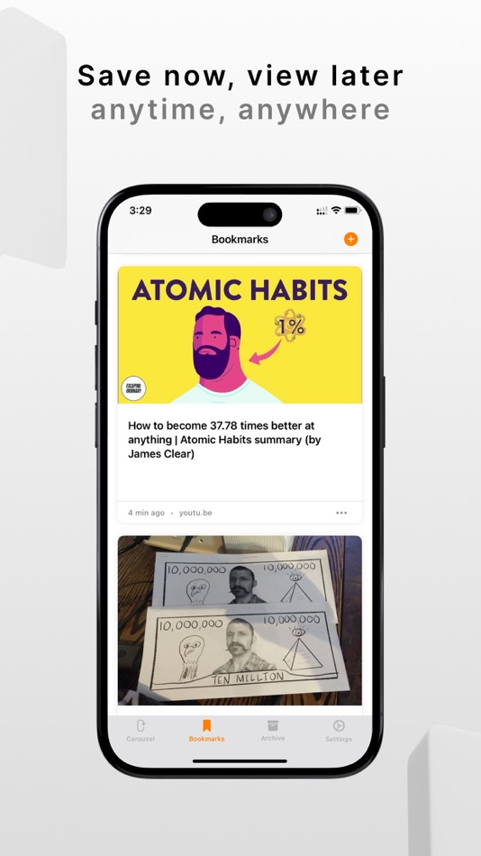 #2. Stash - Save & Organize Links (iOS) Podle: Nga Man Yeung