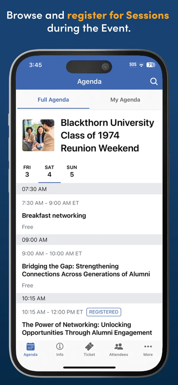 Screenshot #2 pour Blackthorn | Event Navigator