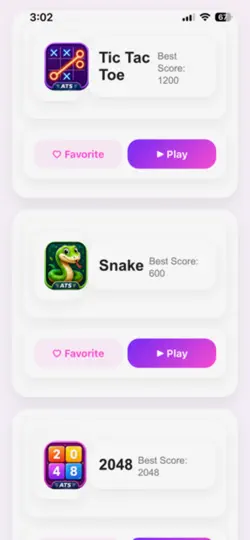 Скриншот ATS Games на iPhone 4