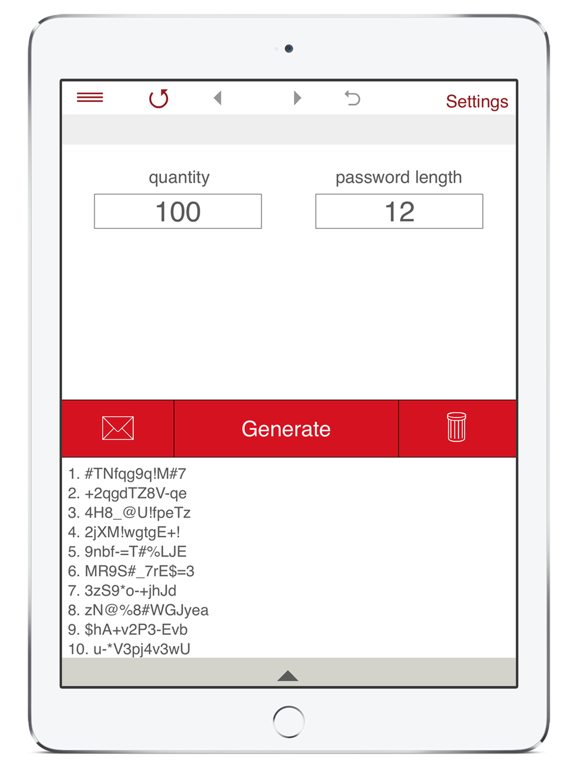 Random Number Generator RNG iPad screenshot 6 - Utilities app