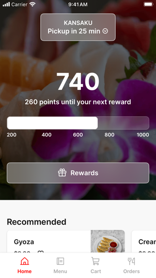KANSAKU iPhone screenshot 1 - Food & Drink app