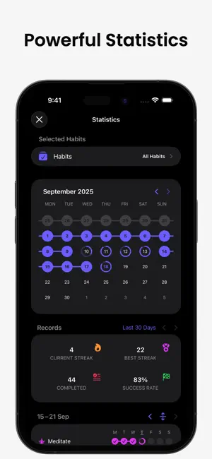 Grit: Habits, Routines, Goals iPhone screenshot 4