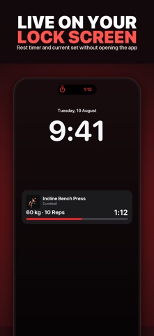 Gym Workout Planner: TraininGG iPhone screenshot