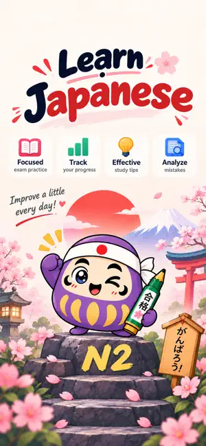 Gokaku N2: JLPT Japanese Exam screenshot 1