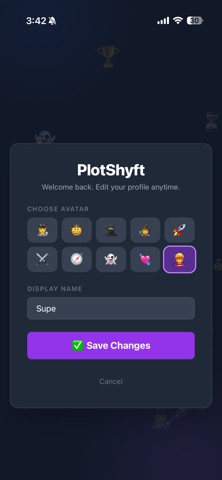 PlotShyft screenshot 2