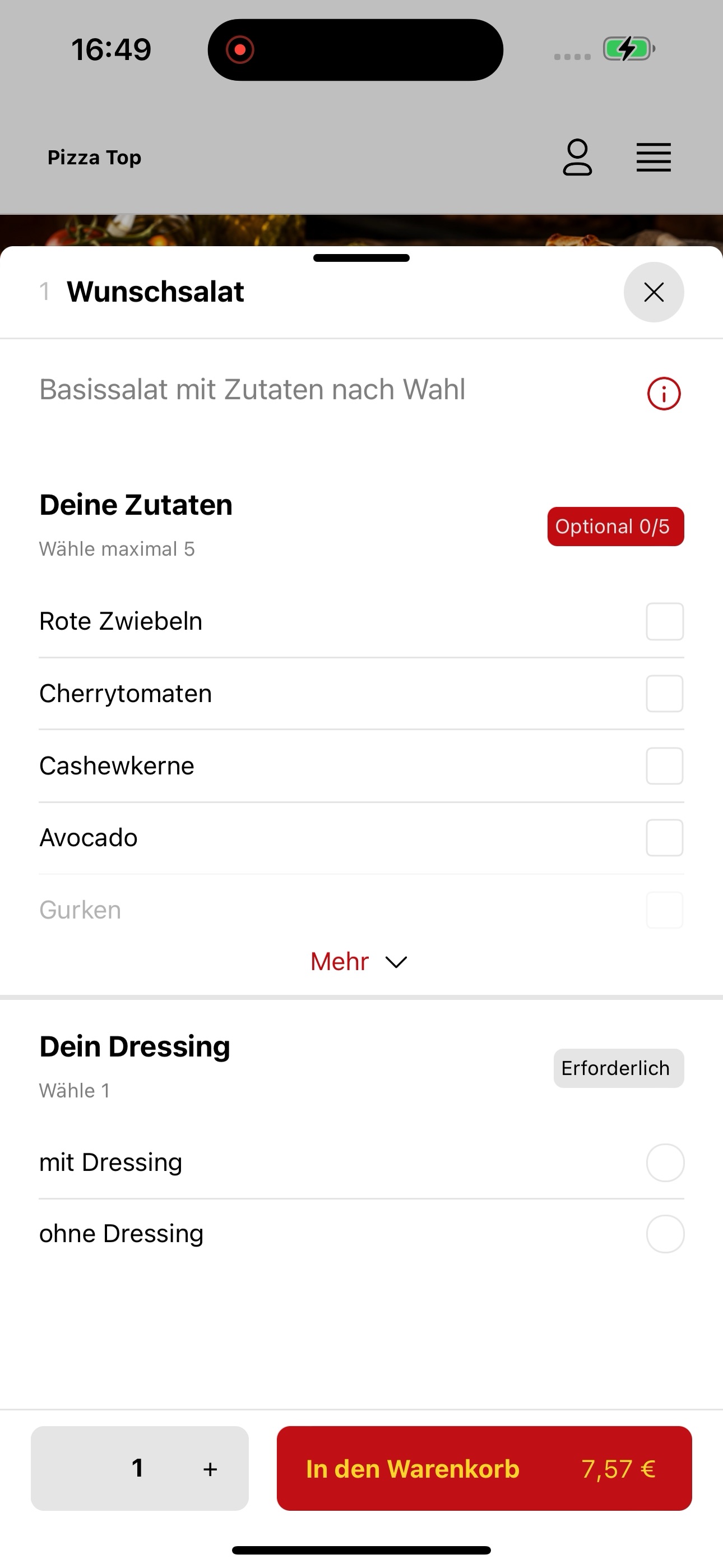 Screenshot 8 of Pizza Top Krefeld