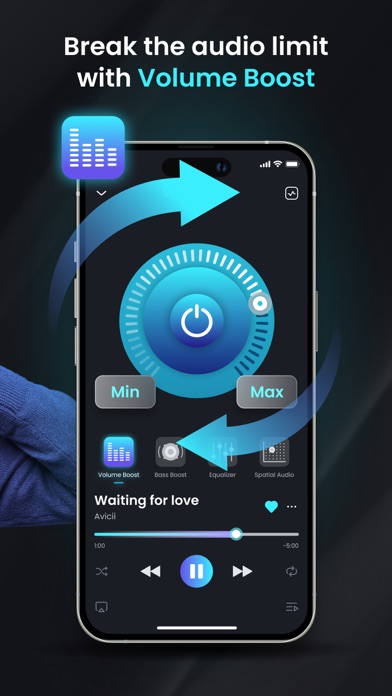 Screenshot 2 of Volume Booster: Amplify Bass App