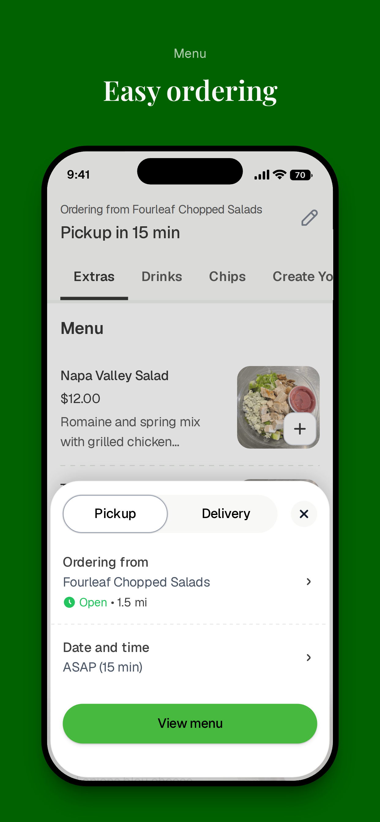 Fourleaf Chopped Salads App