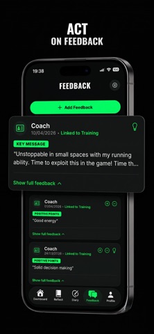 Football Diary App iPhone screenshot