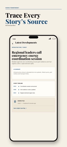 World Scope News iPhone screenshot