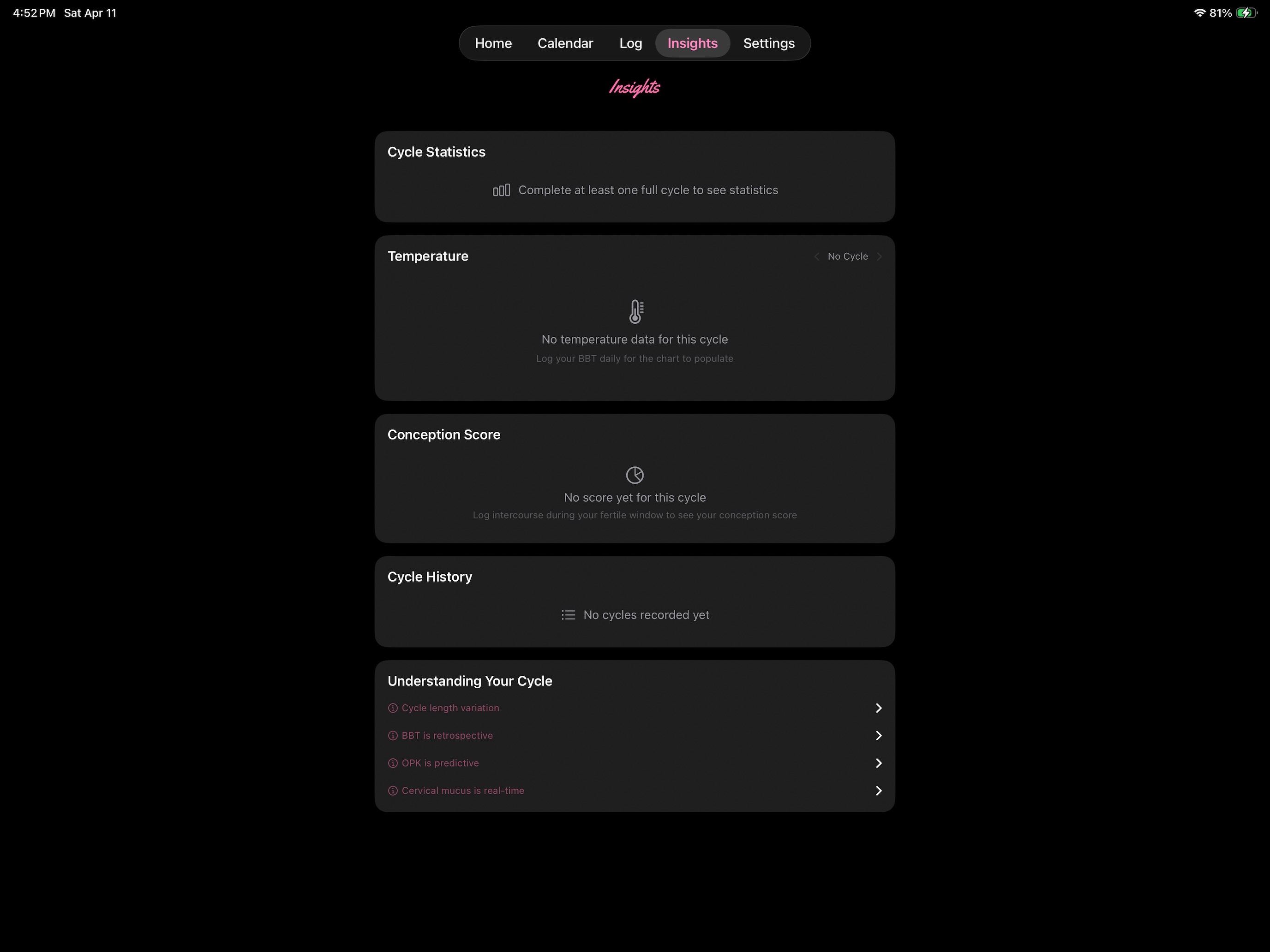 Bloom Cycle & Period Tracking