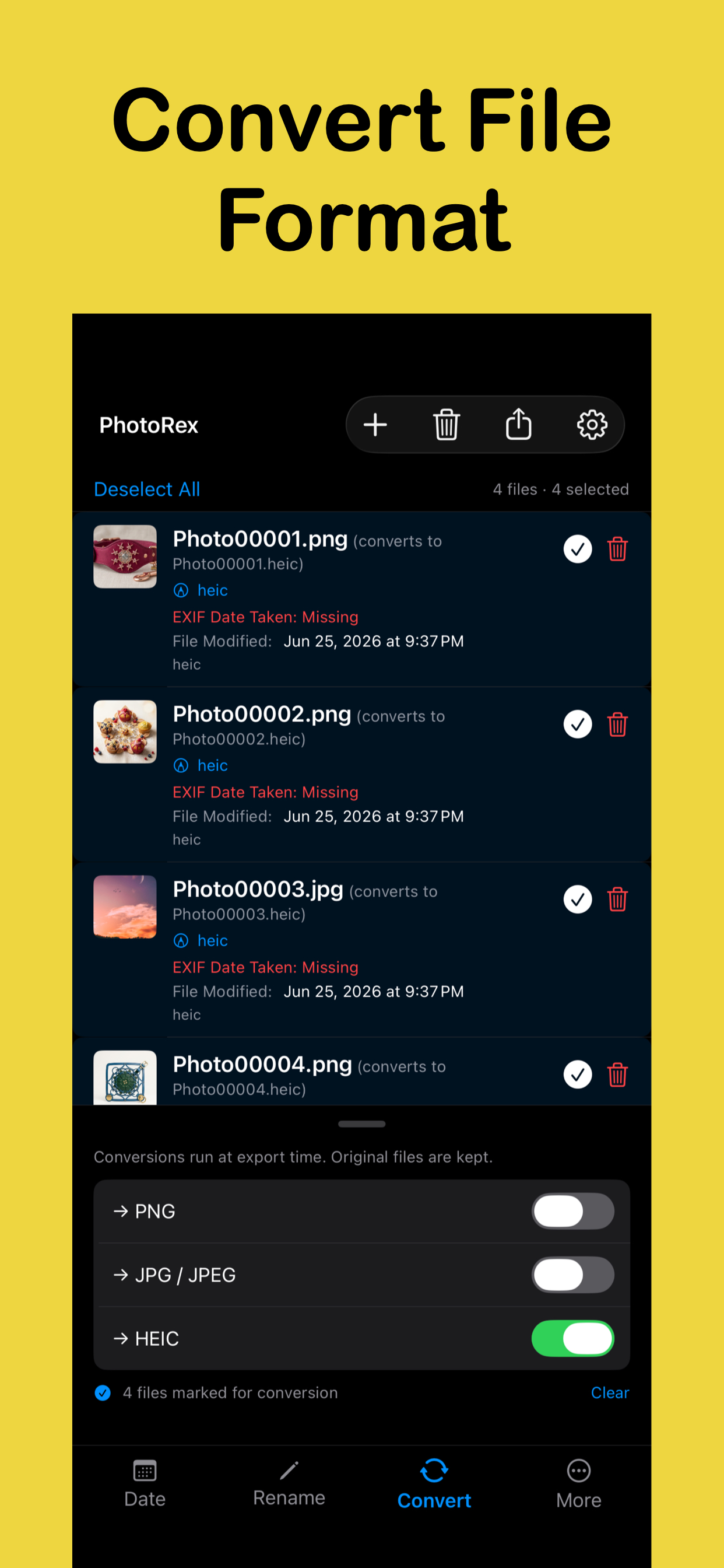 PhotoRex - Edit Dates in Bulk screenshot 7