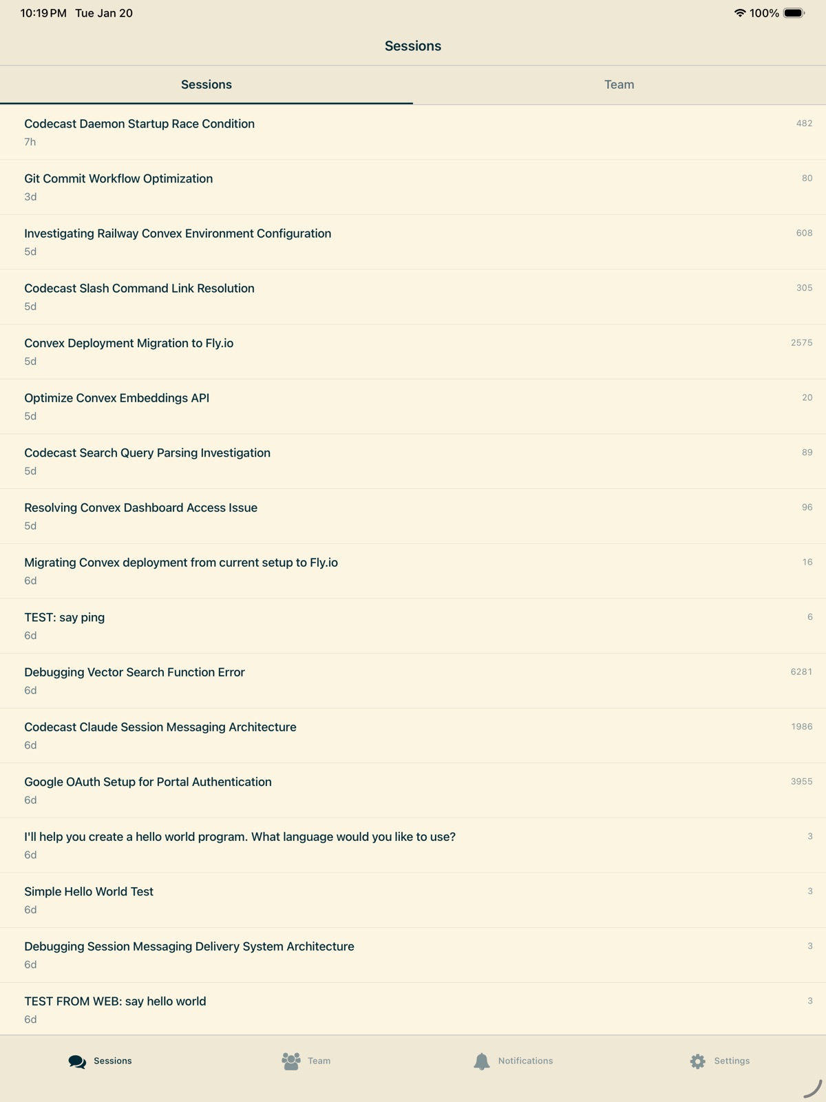 Codecast ipad screenshot 1