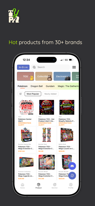 TYPA - Restock Tracker Screenshot 4 of 6