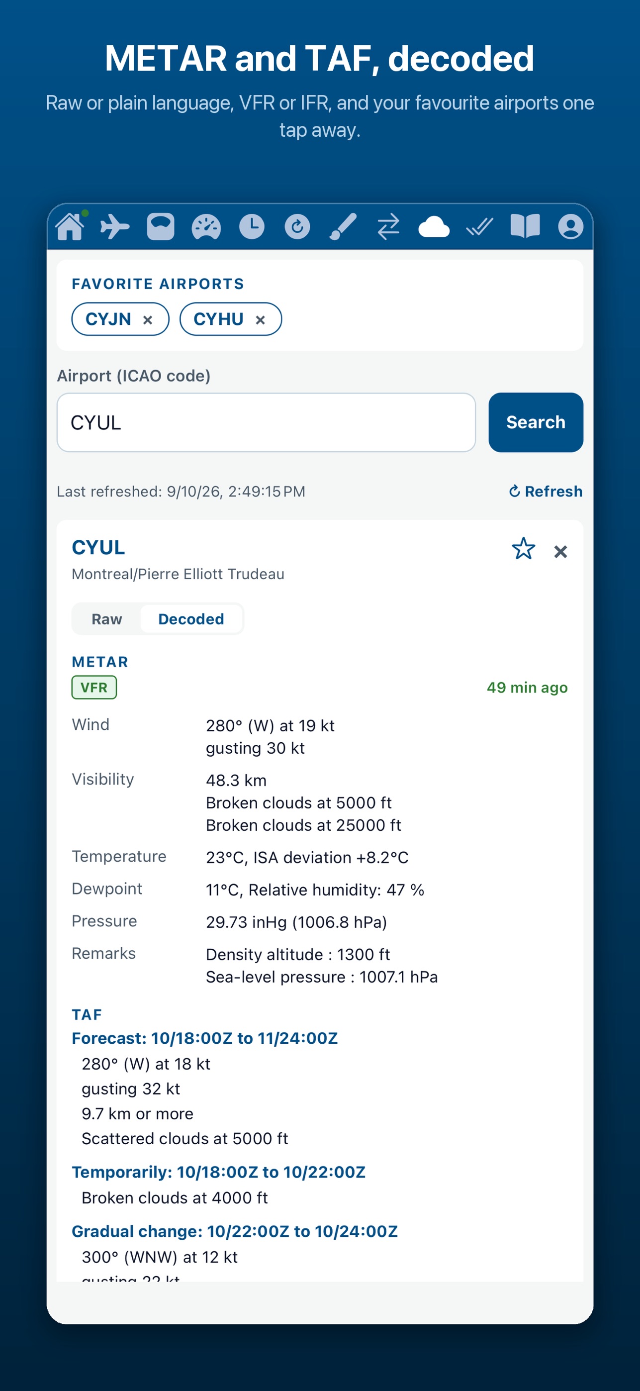 Screenshot 7 of CanadianPilotTools