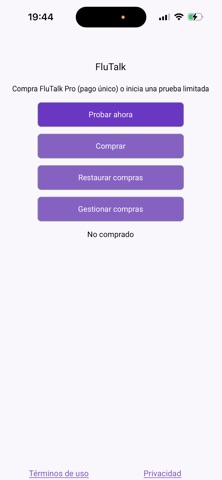 FluTalk screenshot
