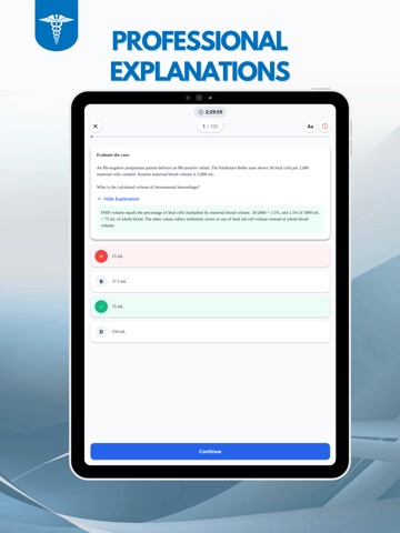 ASCP MLS Exam Prep 2026 iPad screenshot