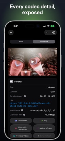 BitLens: Video Metadata Viewer Screenshot 2 of 9