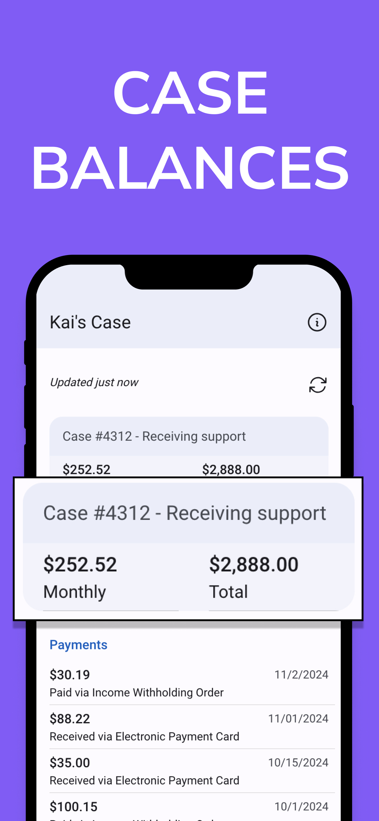 Child Support Payment Tracker