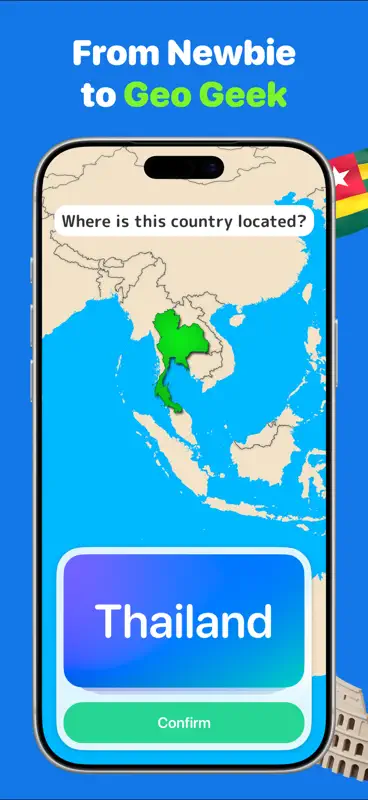 Quiz de géographie: GeoGeek screenshot 4 of 9