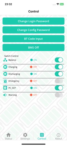 Highon BMS screenshot