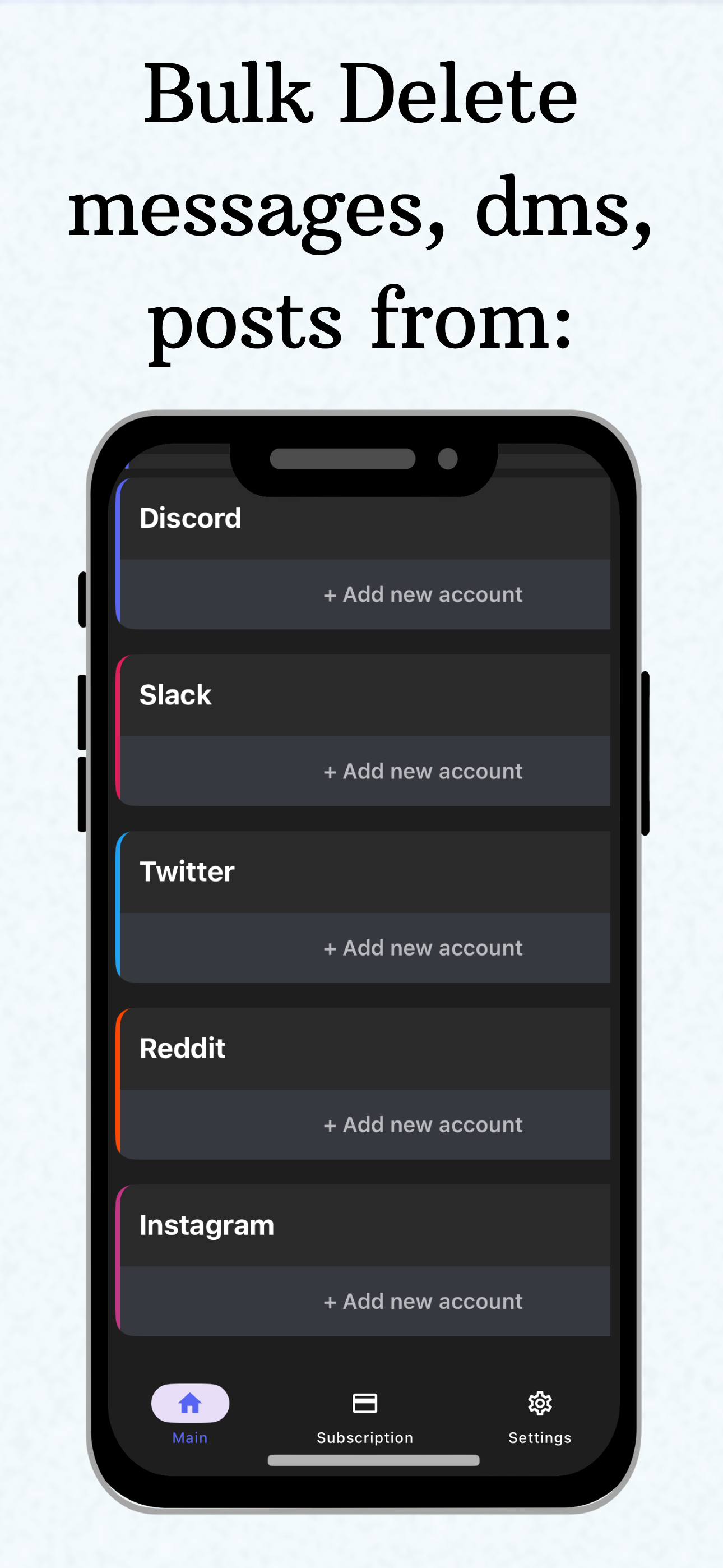 Unpost: Bulk Delete Messages