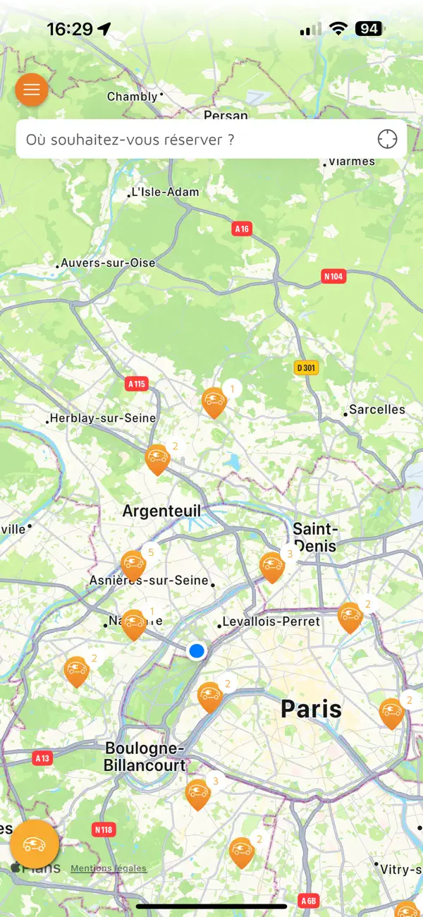 Screenshot #3 pour Autozoom Autopartage