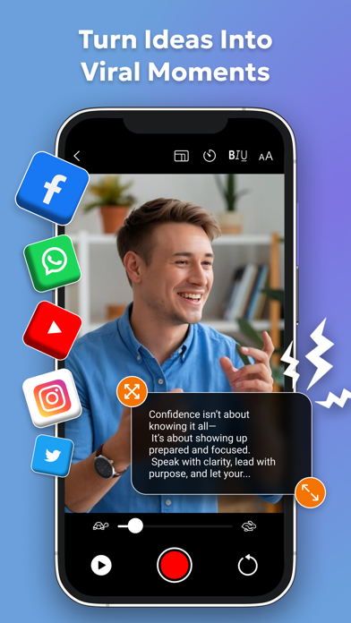 Teleprompter: Script Recorder Screenshot