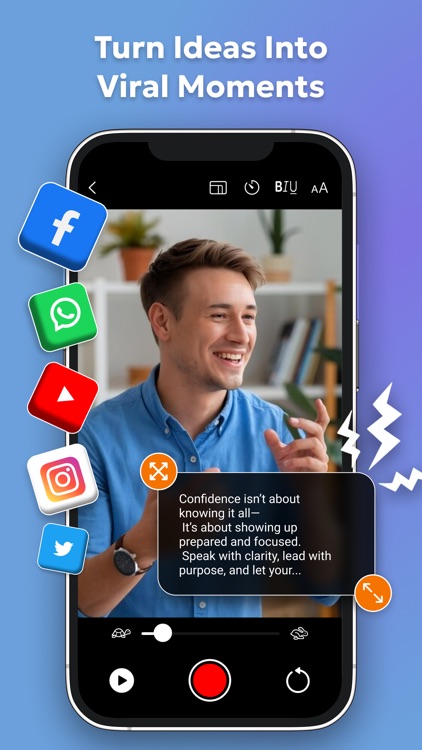 Teleprompter: Script Recorder screenshot-4